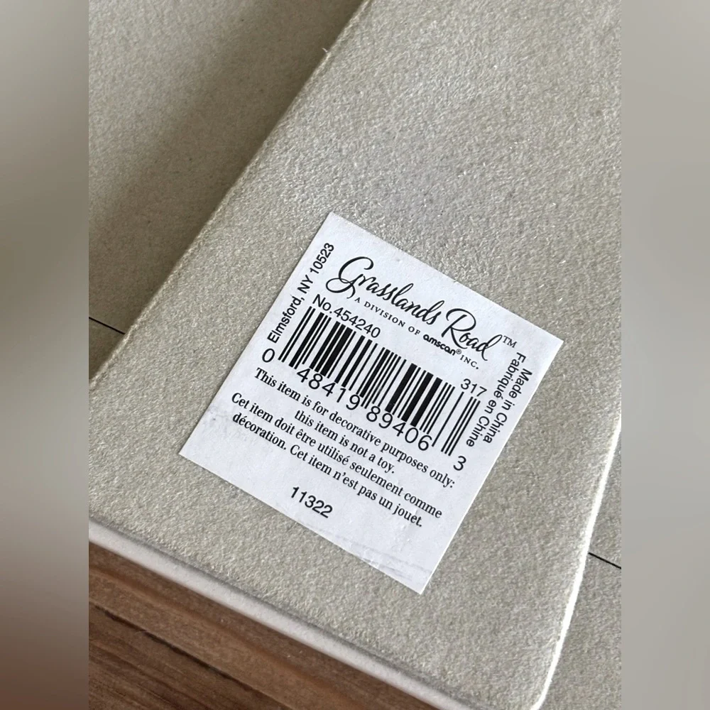 Grasslands Roads Then and Now Picture Frame. Porcelain | Crackled |  3.5
